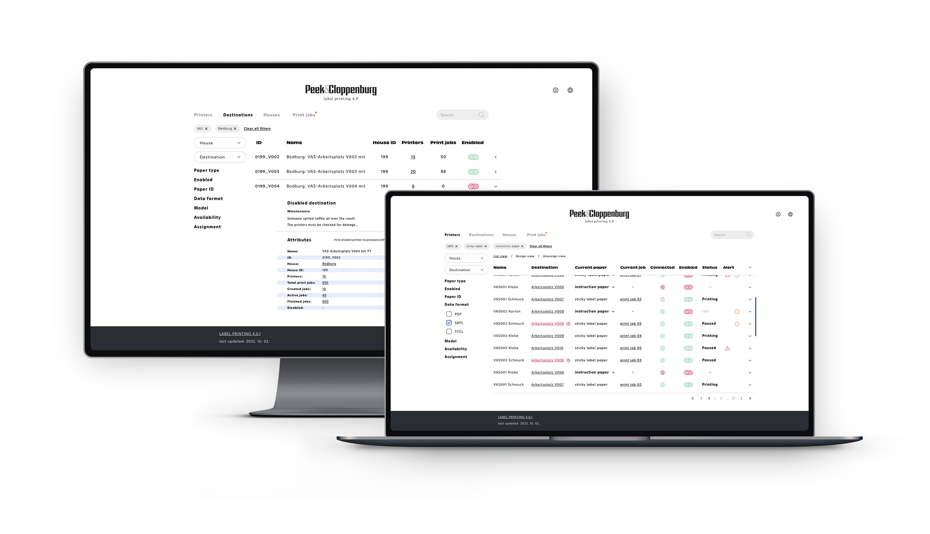 Peek & Cloppenburg Database Platform