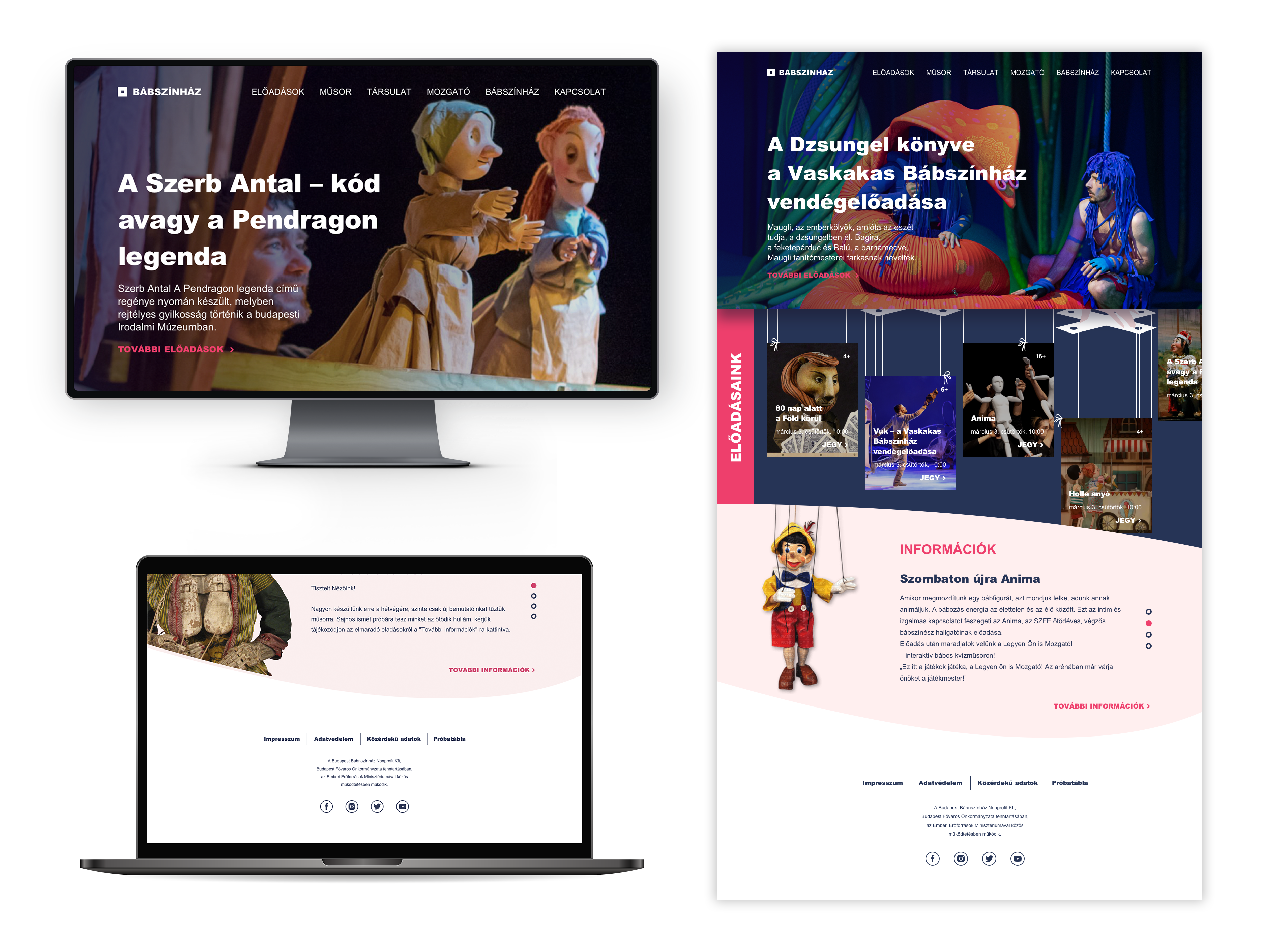 Puppet Theatre Website Redesign 3